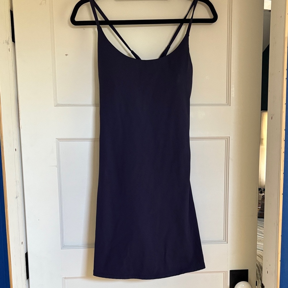 HALARA Navy Easy Peezy Dress